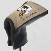 Universität Beringia Fußball Helmet Golf Headcover (3/4 Vorderseite)
