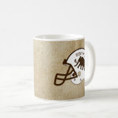 Universität Beringia Fußball Helmet Kaffeetasse (VorderseiteRechts)