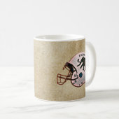 Universität Beringia Fußball Helmet Kaffeetasse (VorderseiteRechts)