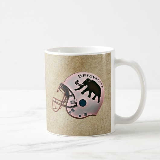 Universität Beringia Fußball Helmet Kaffeetasse (Rechts)