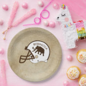 Universität Beringia Fußball Helmet Pappteller (Party)