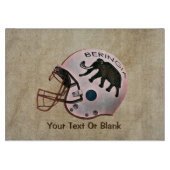 Universität Beringia Fußball Helmet Schneidebrett (Vorderseite)