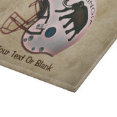 Universität Beringia Fußball Helmet Schneidebrett (Ecke)