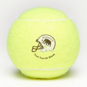 Universität Beringia Fußball Helmet Tennisbälle (Vorderseite)