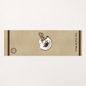 Universität Beringia Fußball Helmet Yogamatte (Vorderseite (Horizontal))