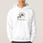 Universität Beringia Fußball Hoodie (Vorderseite)