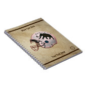 Universität Beringia Fußball Notizblock (Rechte Seite)