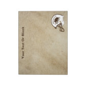 Universität Beringia Fußball Notizblock (Rotiert)