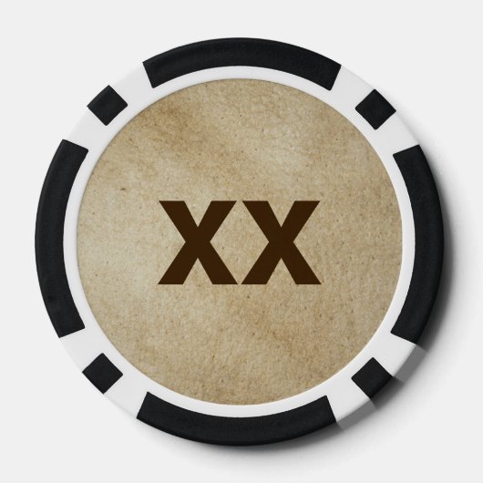 Universität Beringia Fußball Pokerchips (Rückseite)