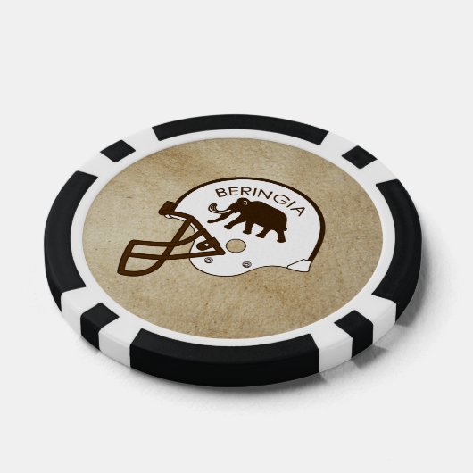 Universität Beringia Fußball Pokerchips (Einzeln)