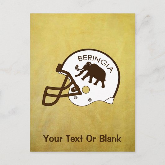 Universität Beringia Fußball Postkarte (Vorderseite)