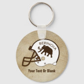 Universität Beringia Fußball Schlüsselanhänger (Vorderseite)