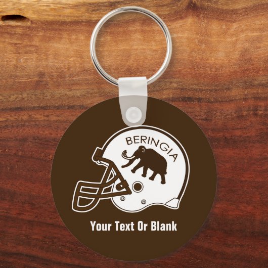 Universität Beringia Fußball Schlüsselanhänger (Vorderseite)