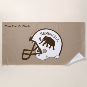 Universität Beringia Fußball Strandtuch