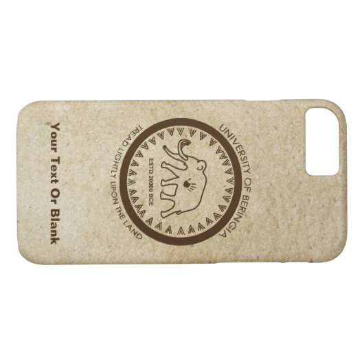 Universität Beringia Mammoth Case-Mate iPhone Hülle (Rückseite (Horizontal))
