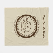 Universität Beringia Mammoth Fleecedecke (Vorderseite (Horizontal))