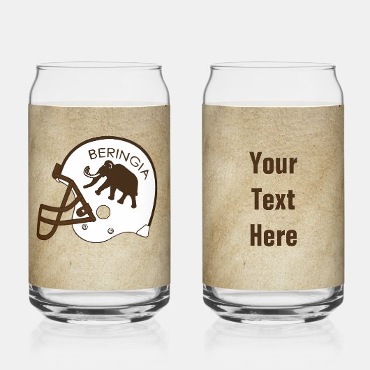 Universität Beringia Mammoth Helmet Dosenglas (Vorderseite)