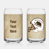 Universität Beringia Mammoth Helmet Dosenglas (Rückseite)