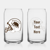 Universität Beringia Mammoth Helmet Dosenglas (Vorderseite)