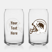 Universität Beringia Mammoth Helmet Dosenglas (Rückseite)