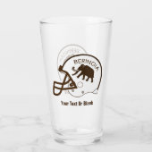 Universität Beringia Mammoth Helmet Glas (Rückseite)