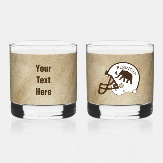 Universität Beringia Mammoth Helmet Whiskyglas (Rückseite)