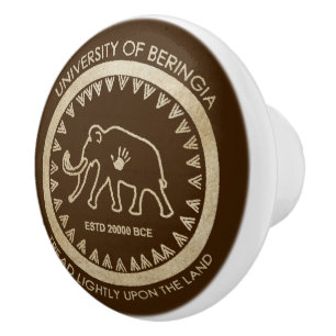 Universität Beringia Mammoth Keramikknauf