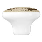 Universität Beringia Mammoth Keramikknauf (Seitenansicht)