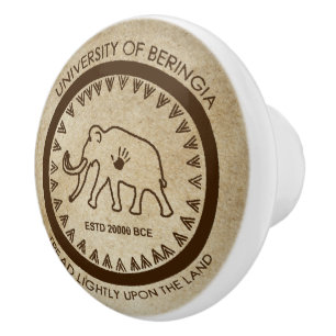 Universität Beringia Mammoth Keramikknauf