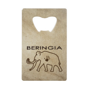 Universität Beringia Mammoth Kreditkartenflaschenöffner