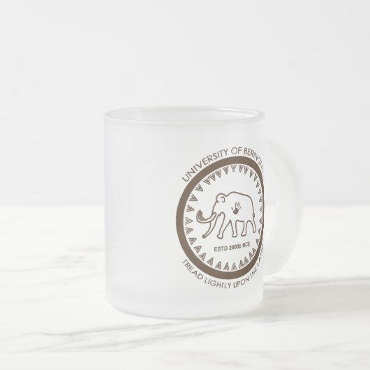 Universität Beringia Mammoth Mattglastasse (VorderseiteRechts)