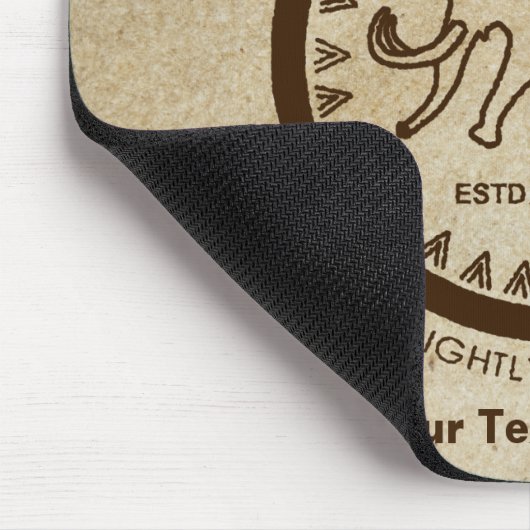 Universität Beringia Mammoth Mousepad (Ecke)