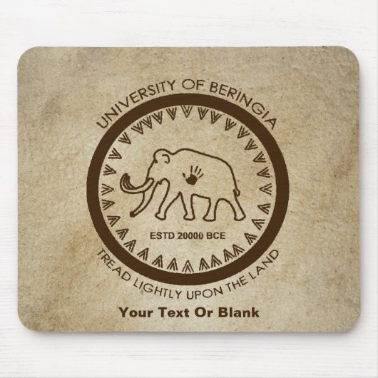 Universität Beringia Mammoth Mousepad (Vorne)