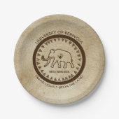 Universität Beringia Mammoth Pappteller (Vorderseite)