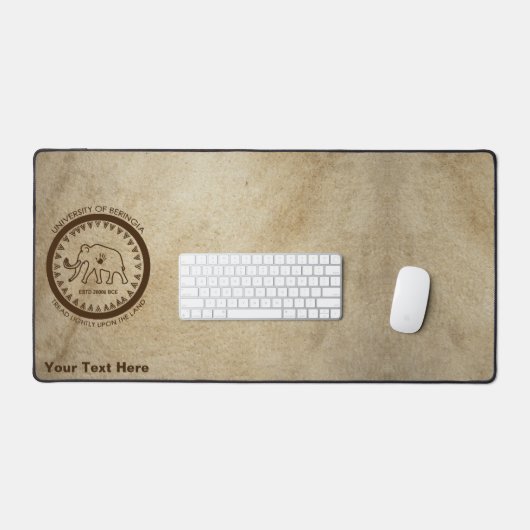 Universität Beringia Mammoth Schreibtischunterlage (Tastatur & Maus)