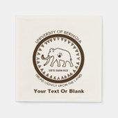 Universität Beringia Mammoth Serviette (Vorderseite)