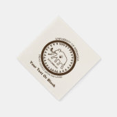 Universität Beringia Mammoth Serviette (Ecke)