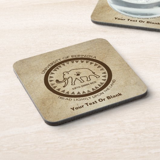 Universität Beringia Mammoth Untersetzer (Linke Seite)