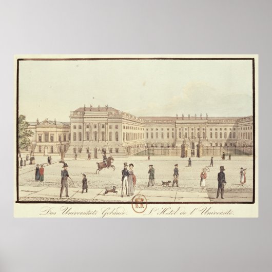 Universität Berlin, Berlin Poster (Vorne)