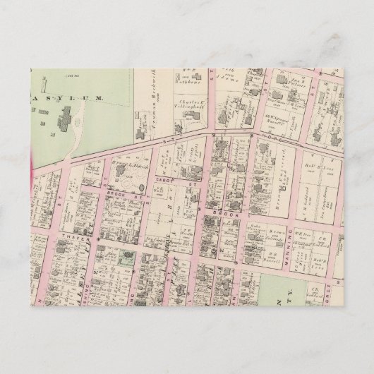 Universität Brown Postkarte (Vorderseite)