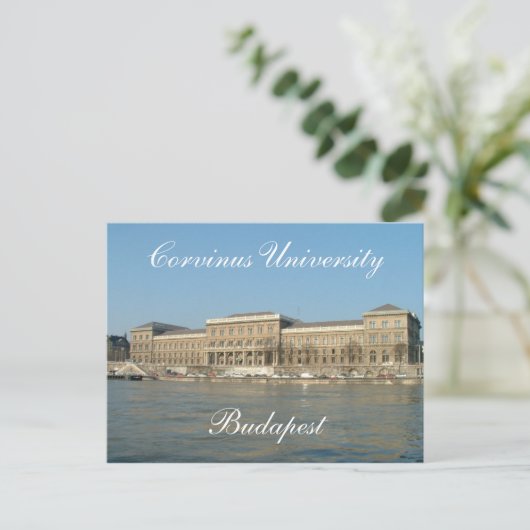 Universität Corvinus Postkarte (Stehend Vorderseite)