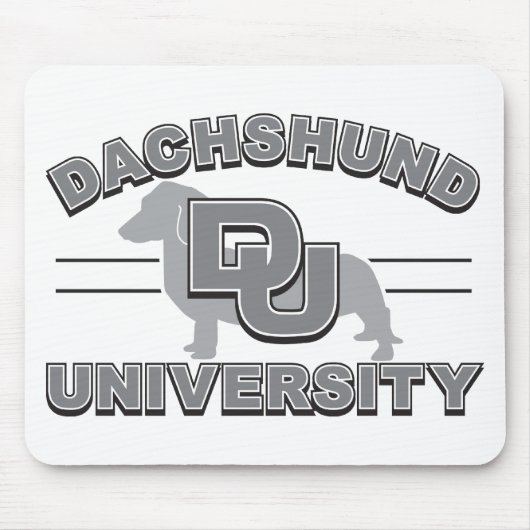 Universität Dackel Mousepad (Vorne)