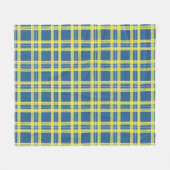 Universität Delaware Tartan Fleecedecke (Vorderseite (Horizontal))