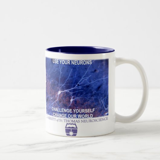 Universität der St- Thomasneurologie-Tasse Zweifarbige Tasse (Rechts)