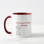 Universität der Tampa-Krankenpflege-Tasse Tasse (Links)