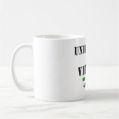 Universität der Vietnam-Absolvent-Schablone Kaffeetasse (Links)