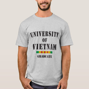 Universität der Vietnam-Absolvent-Schablone T-Shirt