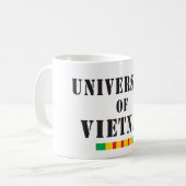 Universität der Vietnam-Schablone-Tasse Kaffeetasse (Vorderseite Links)