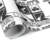 Universität des Hardrocks Geschenkpapier (Rolleneckpunkt)