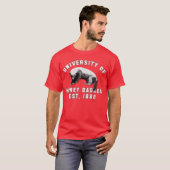 Universität des Honig-Dachses T-Shirt (Vorne ganz)
